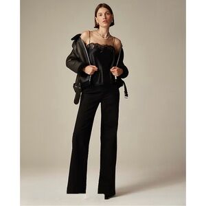 NWT J. Crew Denim Trouser 1996 Semi-stretch Black Rinse Wash